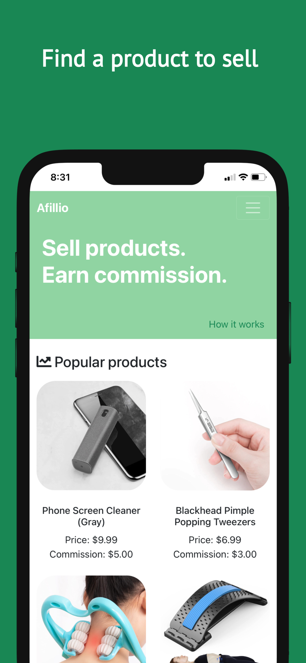 Find product
